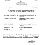 Sağlık Bakanlığı İlaçlama İşlemlerine Ait Yetki Belgesi
